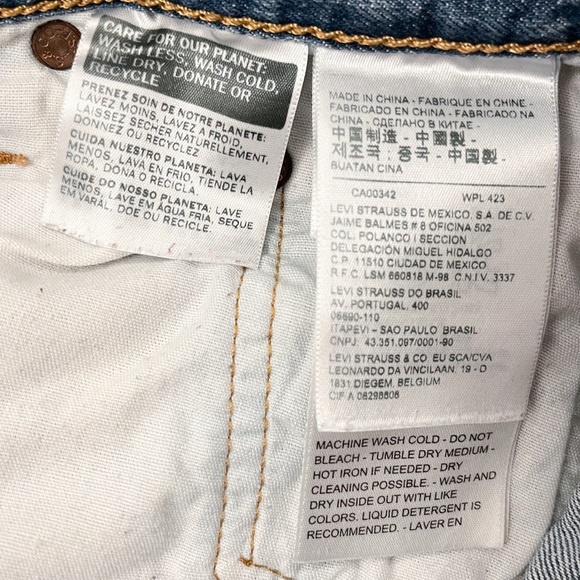 👖 Levi’s 501 Slim Taper Mid-rise Jeans (Medium Wash) 👖 - Picture 8 of 9